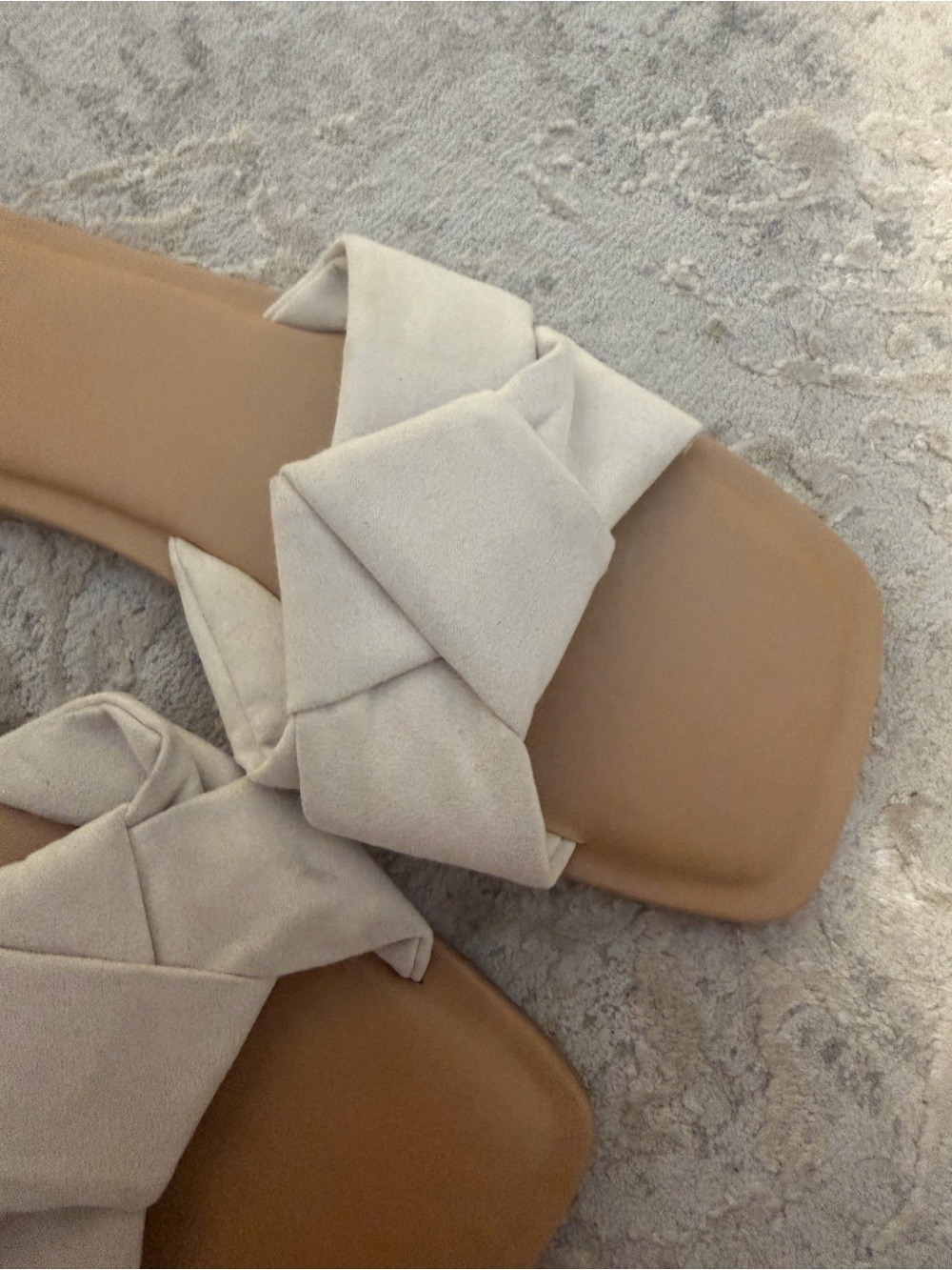 Abercrombie & Fitch Ivonne Sandals - Cream NEW! - Picture 5 of 8